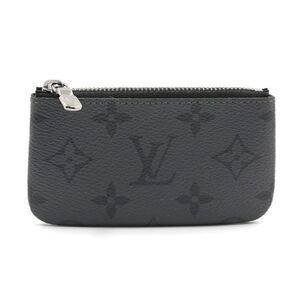 Louis Vuitton Pochette Cles Eclipse Black Reverse Coin Wallet